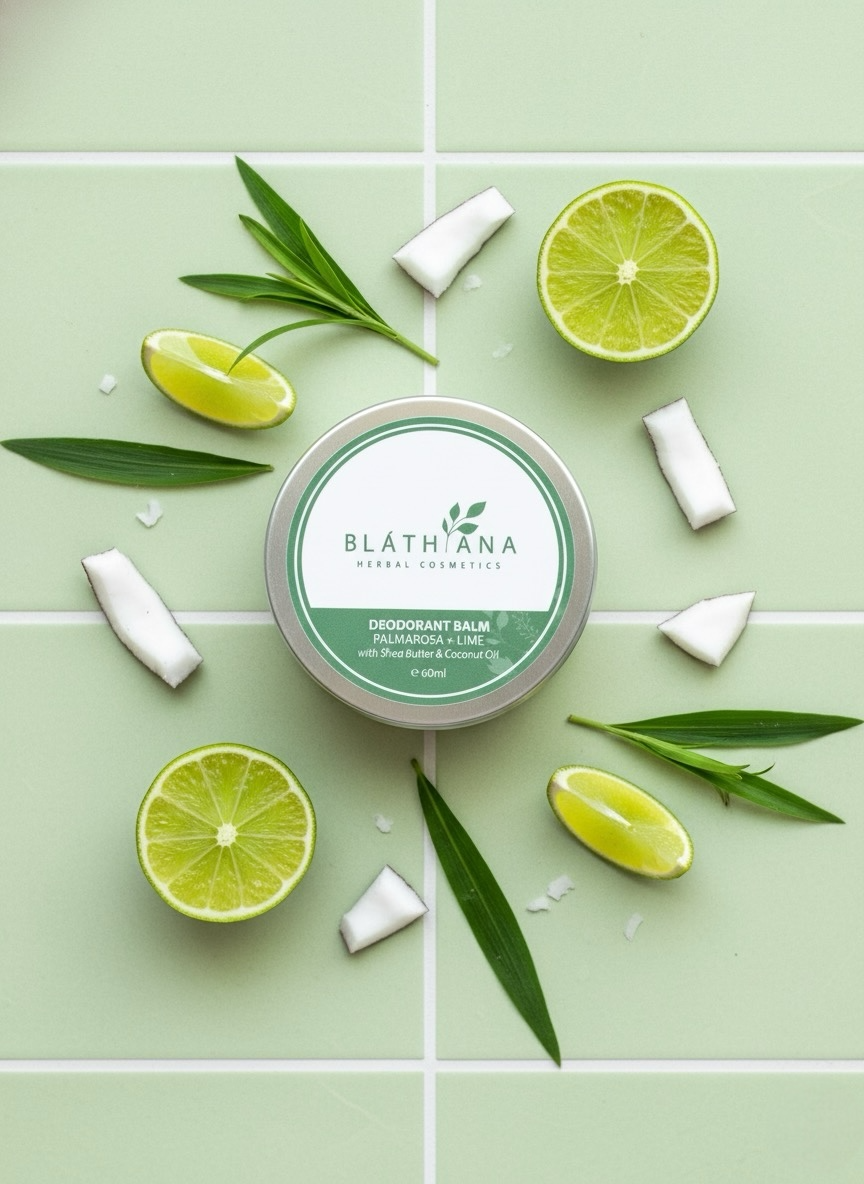 PALMAROSA + LIME DEODORANT BALM