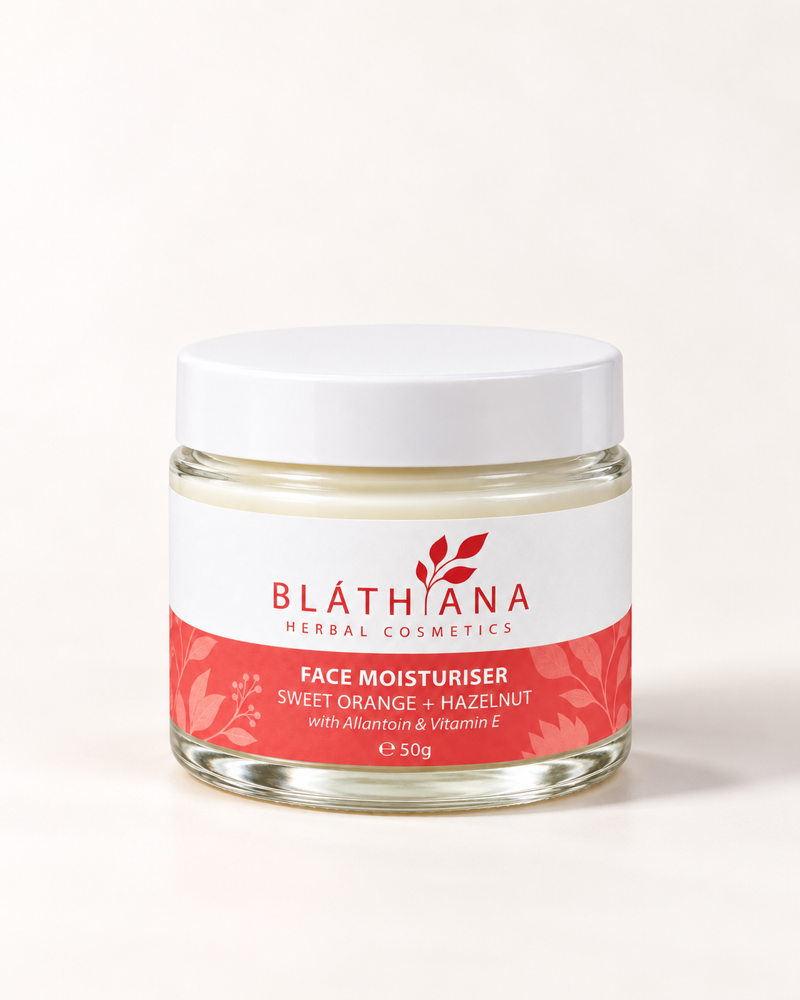 SWEET ORANGE + HAZELNUT FACE MOISTURISER