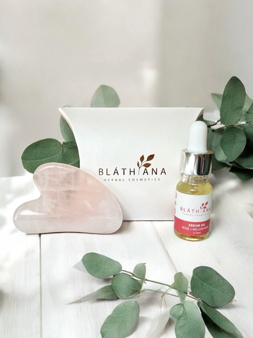 GUA SHA + ROSE SERUM OIL BUNDLE