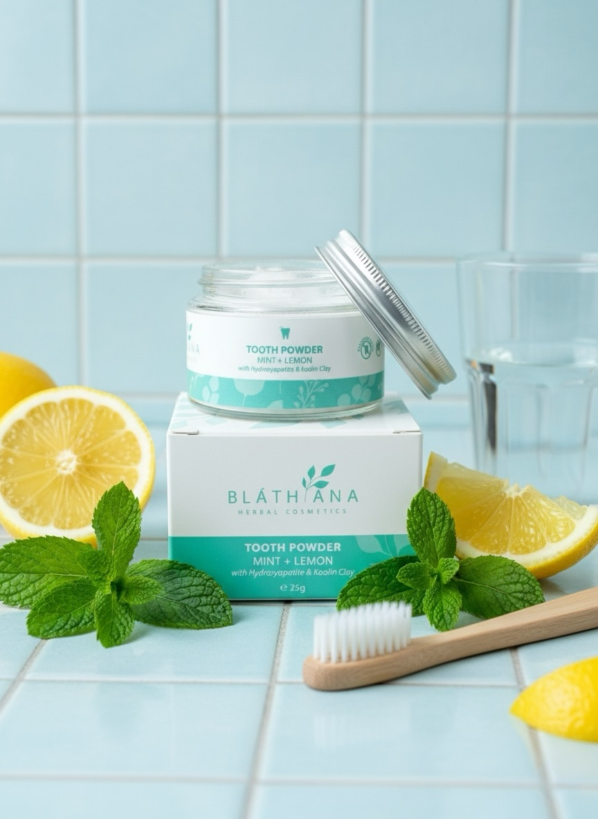 MINT + LEMON TOOTH POWDER