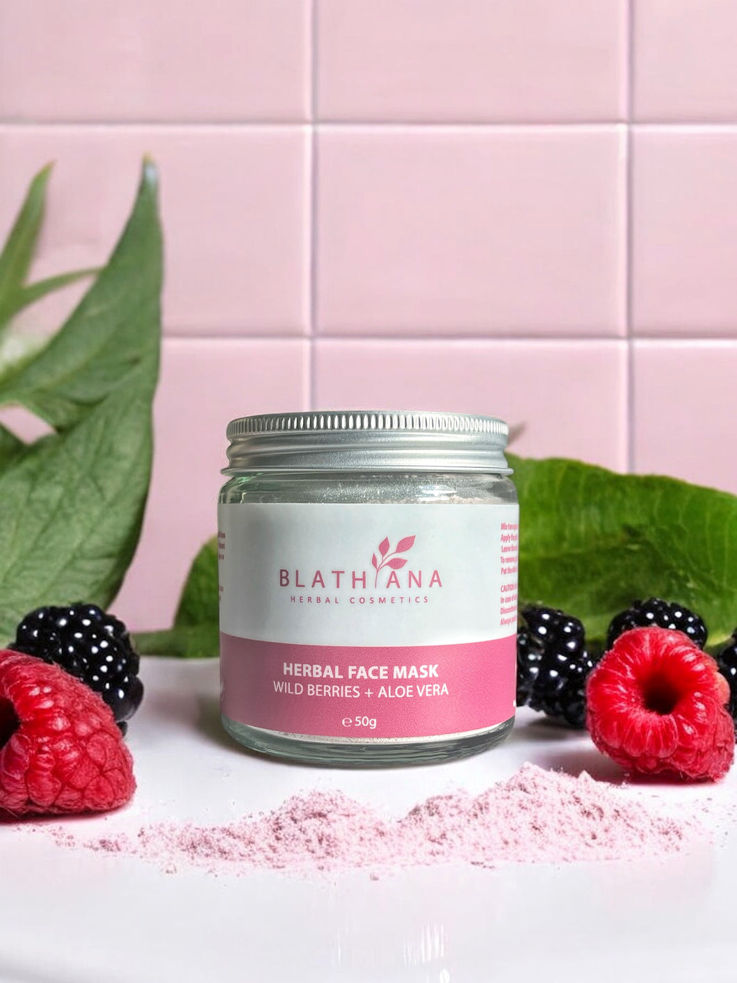 HERBAL FACE MASK - WILD BERRIES + ALOE VERA