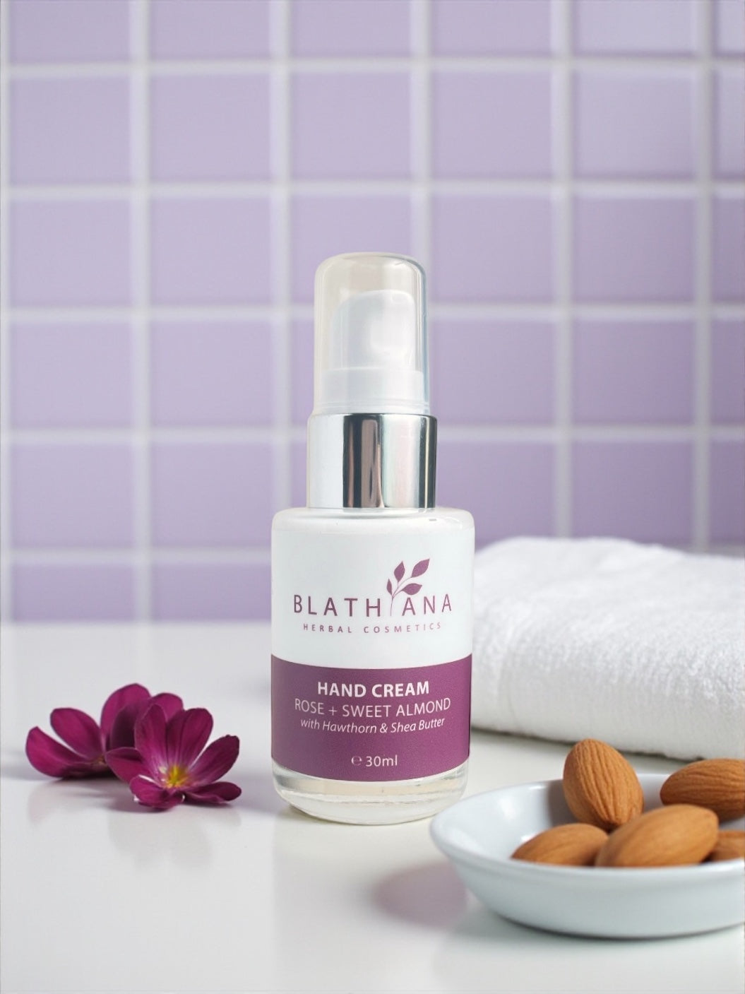 ROSE + SWEET ALMOND HAND CREAM