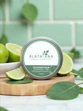 Load image into Gallery viewer, PALMAROSA + LIME DEODORANT BALM
