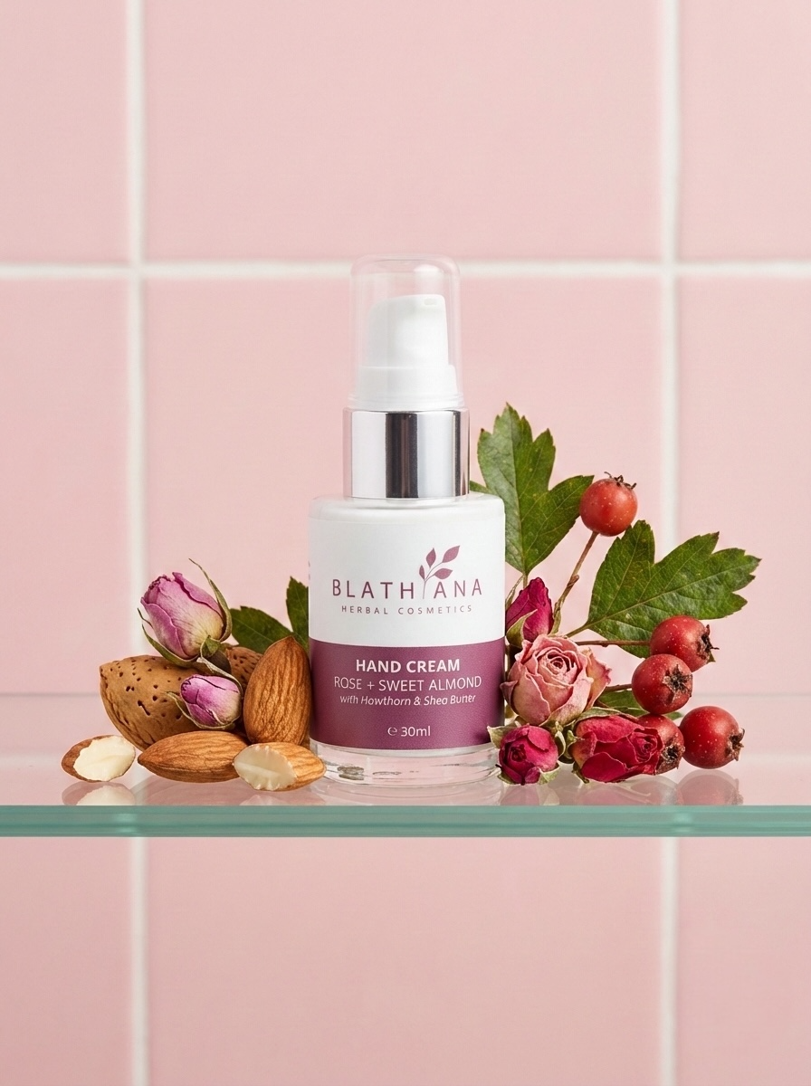 ROSE + SWEET ALMOND HAND CREAM