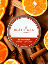 Load image into Gallery viewer, ORANGE + CINNAMON BODY BUTTER
